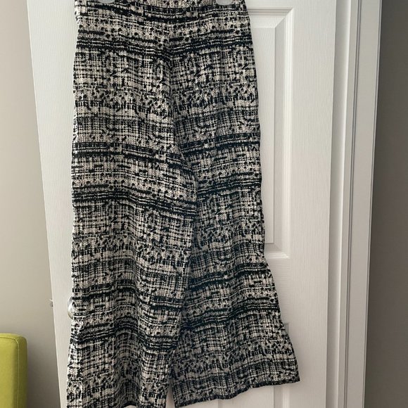 Print wide leg trousers - Picture 2 of 2